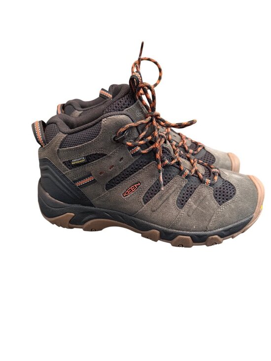 Keen Mens Waterproof Hiking Boots Size 9 Gray & Black Rugged Outdoor Footwear main image 6